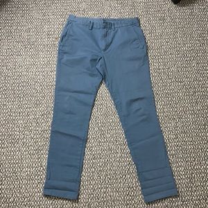 Old blue Chinos